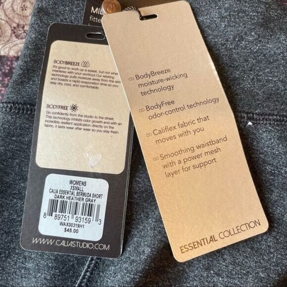 NWT Calia by Carrie Underwood Mid Rise Short XS - Picture 8 of 8